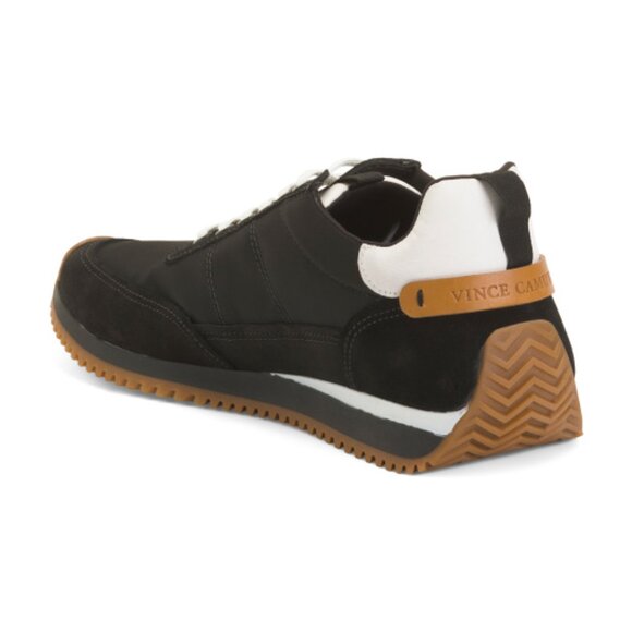 VINCE CAMUTO Men's Made In Brazil Suede Casual Jogger Sneakers - Picture 2 of 2